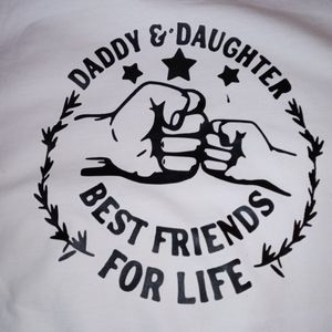 Dady Daughter T shirt set